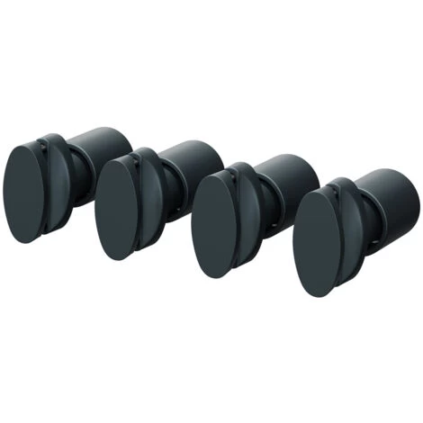 Boone Set Of 4 Anthracite Horizontal Radiator Brackets