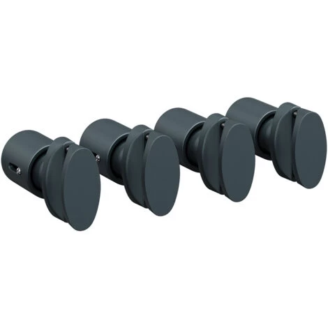 Boone Set Of 4 Anthracite Horizontal Radiator Brackets - Image 3