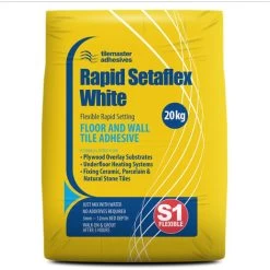 Tilemaster Setaflex White 20kg Rapid Set Tile Adhesive