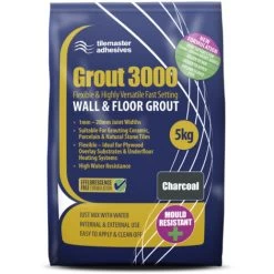 Tilemaster 3000 Charcoal 5kg Tile Grout