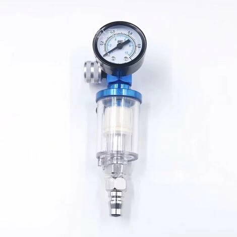 Pneumatic Sprayer With Air Regulator And Meter + Oil Separator And Water Filter