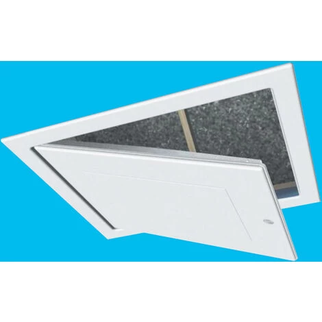 Manthorpe Hinged Drop Down Loft Access Door (White) - 562 X 726mm (50mm EPS) - Image 3