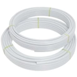 Polypipe PolyFit FIT5022B 22mm X 50m Coil Barrier Pipe - White