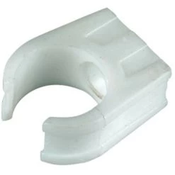 Floplast 21.5mm White PVCu Overflow Pipe Clip - Pack Of 4