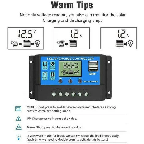 200W 60A 12V Solar Panel Kit Battery Charge Controller Caravan Boat Outdoor THSINDE THSINDE - Image 3