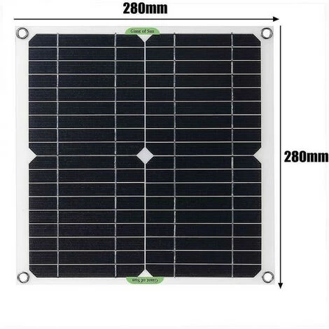 200W 60A 12V Solar Panel Kit Battery Charge Controller Caravan Boat Outdoor THSINDE THSINDE - Image 4