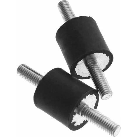 4pcs M6 20x20mm Double EXTREMENTS ABSEMPLOOK Anti Vibration Insistor Rubber Coin Rubbil - Image 4