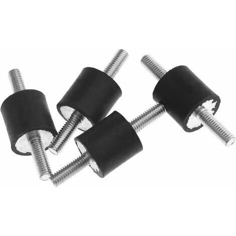 4pcs M6 20x20mm Double EXTREMENTS ABSEMPLOOK Anti Vibration Insistor Rubber Coin Rubbil - Image 5