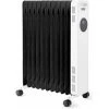 Black & Decker Black + Decker BXRA43015GB Oil Filled Radiator With Remote Control, LED Display, 3 Heat Settings And 2.3kw Power In Black & White