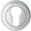 Serozzetta Escutcheon Euro Profile - Polished Chrome