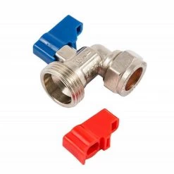 Beck 15mm X 3/4'' Angled Washing Machine Valve - Pack Of 10