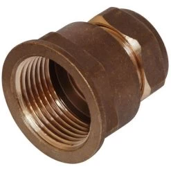 Beck 15mm X 1/2'' Compression Female Coupling - Pack Of 10