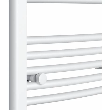 Prefilled Curved Electric LCD Display Thermo Heated Towel Radiator White 1000x500mm 400W - Image 3