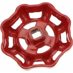 Red Iron Valve Handwheel 7x7mm Top Shutoff Valve Handles Angle Seat Valve Straight Seat Valve Straight Seat Valve Water Pipe