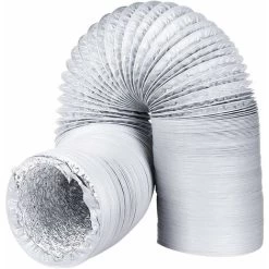 Flexible Exhaust Hose Ø 1058mm Length 8m Universal PVC & Aluminum Ventilation Pipe Kit For Air Conditioning, Drying, Fire Protection, Corrosion Resistance