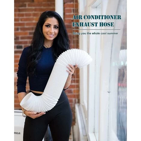Mobile Air Conditioner Hose 13cm Diameter PP Material Expandable Drain Hose 200cm Length Mobile Air Conditioner Extension Pipe - Image 4