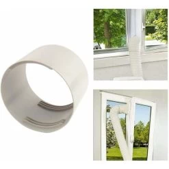 150mm Hose Adapter For Portable Air Conditioner - Supports Clockwise And Counterclockwise AC Hose Threads.