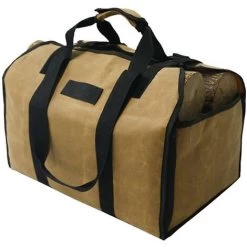 Firewood Storage Bag Outdoor Camping Wood Log Carrier Match Bag