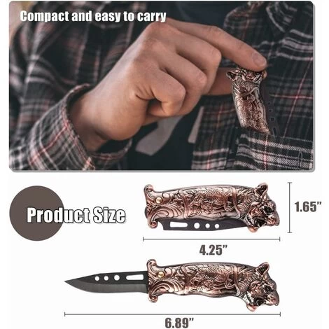 Lighter Windproof Lighter Metal Tiger Cool Design Honorable Gift Box - Image 3