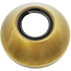 Antique Brass Finished Steel Pipe Cover Collar Cone 3/4 (25mm) 25mm Height