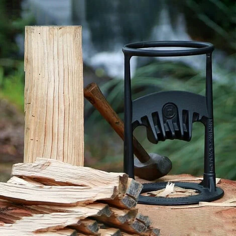 Kindling Cracker Figure Wood Log Kindling Splitter For Splitting Wooden Logs Firemade Camp Barbecue Jardin Camping - Image 4