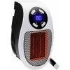 500 Watts Blowing Ceramic Heating Mini Heating Blowing Economic Heating Heating Heating On Socket With Thermostat And Timer, For Desk, Bedroom, Living Room- Blanche-with Remote Control）