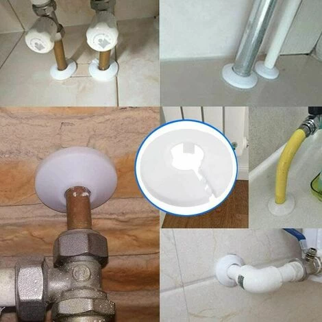 JORRRT Rosette Radiator Hose Cover For Radiator Heating Plumbing Floor Wall Hole Cover,10 Pcs (Radiator Hose Cover) - Image 4