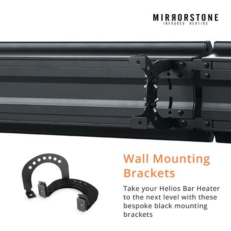 Mirrorstone Wi-Fi & Remote Controlable Black 1200w Bar Infrared Heater (90cm X 15cm X 6.3cm) Energy Saving Indoor & Outdoor - Image 4