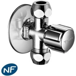 Schell Comfort Angle Valve With 2 Outlets And Handle (049910699)