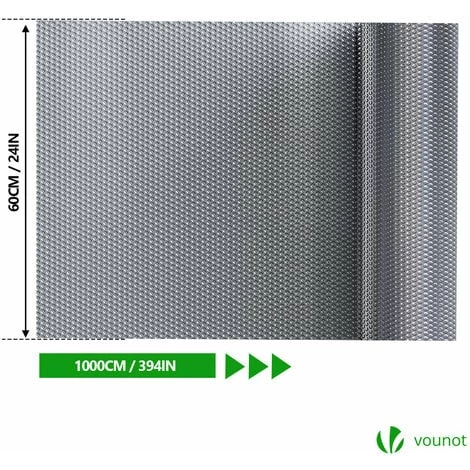 VOUNOT Insulation Roll Radiator Foil 10m X 60cm X 3mm, Double Aluminum Bubble Foil - Image 4