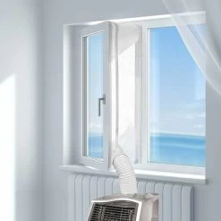 GTA 300cm Window Sealing Cloth For Mobile Air Conditioners And Tumble Dryers - Works With All Mobile Air Conditioners, Easy Installation