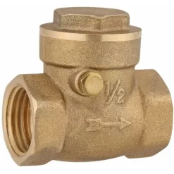 Female Thread Brass Check Valve Flapping Check Valve Compressor Connector Pump Tool Prevent Water Backflow