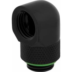 BETTE 90 ° Rotary End Caps, Set Of Two (G1 / 4 "Port Thread, Solid Brass Durability, Rotation Mechanism, High Quality Finish, Optimized For Flow Rates) Black