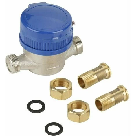 15mm 1/2 Smart Household Mechanical Rotor Type Water Meter For Cold Water Pointer Digital Display Combination Water Meter - Image 2