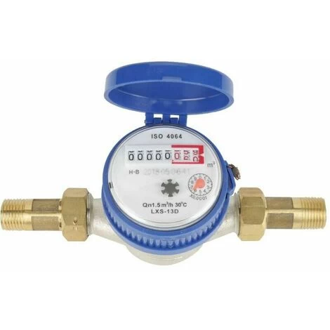 15mm 1/2 Smart Household Mechanical Rotor Type Water Meter For Cold Water Pointer Digital Display Combination Water Meter - Image 3