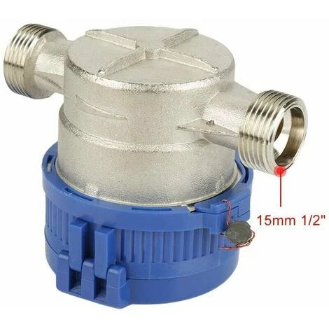 15mm 1/2 Smart Household Mechanical Rotor Type Water Meter For Cold Water Pointer Digital Display Combination Water Meter - Image 4