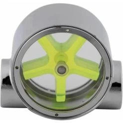 E Flowmeter Indicator Tungsten Alloy G1 / 4 Standard Female To Female Thread Computer Water Cooling Flow Indicator