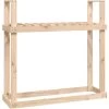 Firewood Rack 110x35x108.5 Cm Solid Wood Pine VidaXL