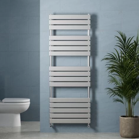 DuraTherm Flat Panel Heated Towel Rail Chrome - 1600 X 600mm