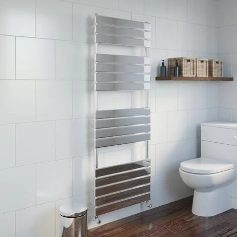 DuraTherm Flat Panel Heated Towel Rail Chrome - 1600 X 600mm - Image 2