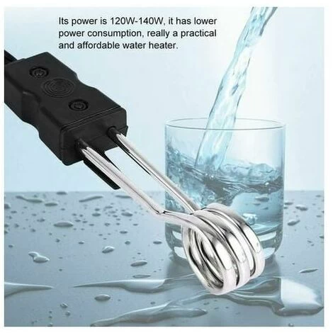 Immersion Heater, Portable Energy Saving Electric Water Heater Instant Immersion Heating Traveling Camping Picnic Car Boiled Water Tool For 24V - Image 2