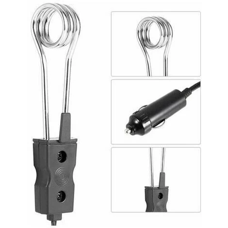 Immersion Heater, Portable Energy Saving Electric Water Heater Instant Immersion Heating Traveling Camping Picnic Car Boiled Water Tool For 24V - Image 3