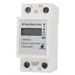 Contatore Di Energia Digitale Single-phase Smart, Display LCD Con Telecomando WiFi Wireless 60A 220V 50Hz APP For Smartphone Contatore Di Energia Digitale