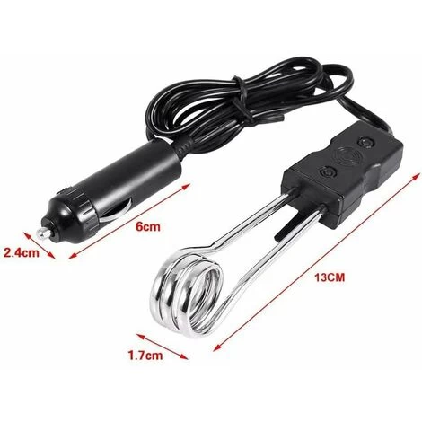 Mini Immersion Heater - Car, 12V/24V Portable Electric Floating Heater, Instant Immersion Water Heater For Outdoor Travel/Camping/Picnic, Safe And Durable To Use - Image 5