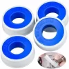 Pack Teflon Tape, 12mm × 0.075mm × 10m PTFE Industrial Sealing Tape For Plumbing