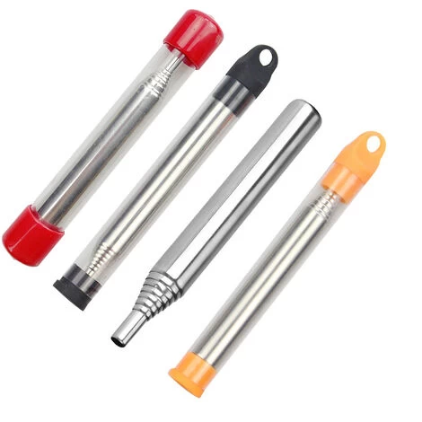 GDRHVFD Stainless Steel Collapsible Campfire Tool Fire Blower Pipe Blowpipe Pocket Bellow Retractable Tube For Picnic Camping Hiking Outdoor Building Fire Tools - Orange - Image 5