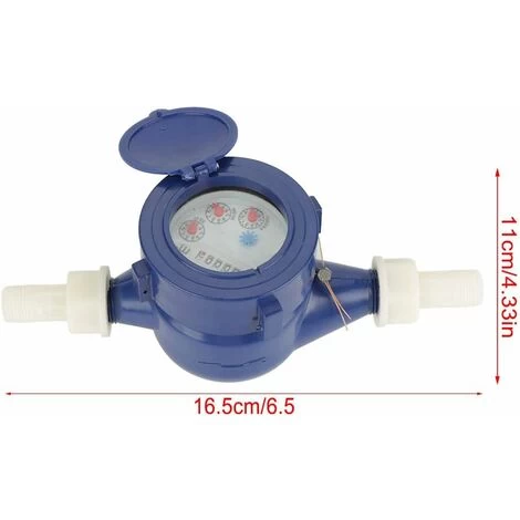 GDRHVFD Cold Water Meter, Flow Water Meter For Garden Home Using Water Flow Meter Dn15 - Image 2