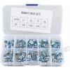 GDRHVFD 100Pcs 10 Value RM065 6MM Multiturn Trimmer Potentiometer Variable Resistor Kit Assortment With Plastci Box
