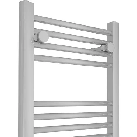 WarmeHaus Bergen Straight Electric Heated Towel Rail 150W - 700x400mm - Chrome - Image 4