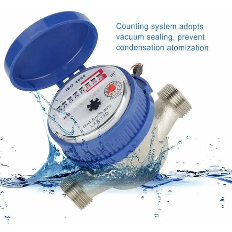 Smart Water Meter Mechanical Household DN15 Rotor Type Cold Water Meter High Sensitivity Pointer Digital Display Combined Tap Water Meter TS-S300E - Image 3